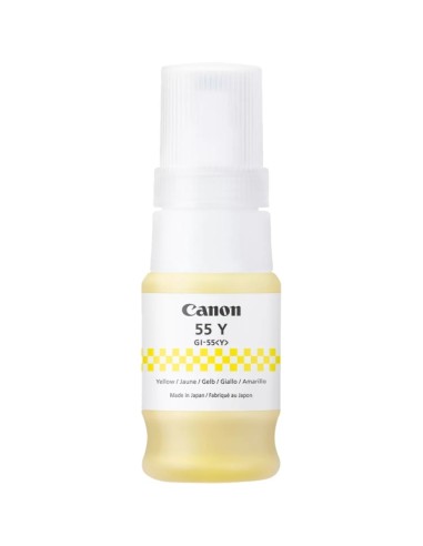 Canon GI55 Amarelo Garrafa de Tinta Original - GI55Y/6291C001