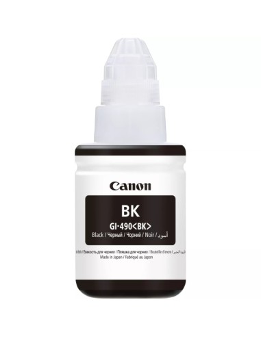 Canon GI490 Preto Garrafa de Tinta Original - GI490BK/0663C001