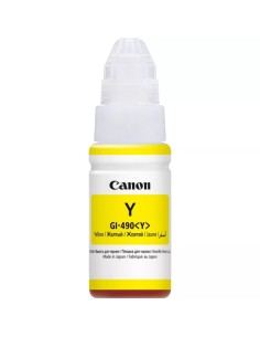 Canon GI490 Amarelo Garrafa de Tinta Original - GI490Y/0666C001