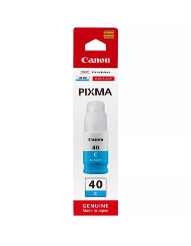 Canon GI40 Ciano Garrafa de Tinta Original - GI40C/3400C001