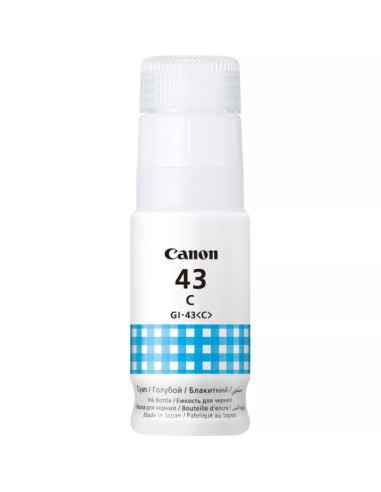 Canon GI43 Ciano Garrafa de Tinta Original - GI43C/4672C001