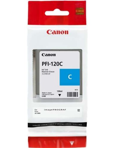 Canon PFI120 Cyan Cartucho de Tinta Original - 2886C001