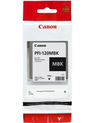 Canon PFI120 Preto Mate Cartucho de Tinta Original - 2884C001