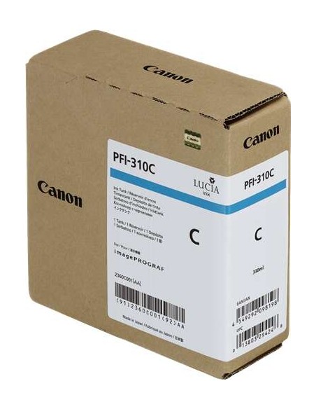 Canon PFI310 Cyan Cartucho de Tinta Original - 2360C001