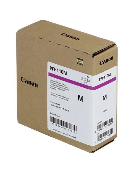 Canon PFI110 Magenta Cartucho de Tinta Original - 2366C001