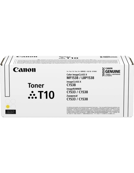 Canon T10 Amarelo Cartucho de Toner Original - 4563C001