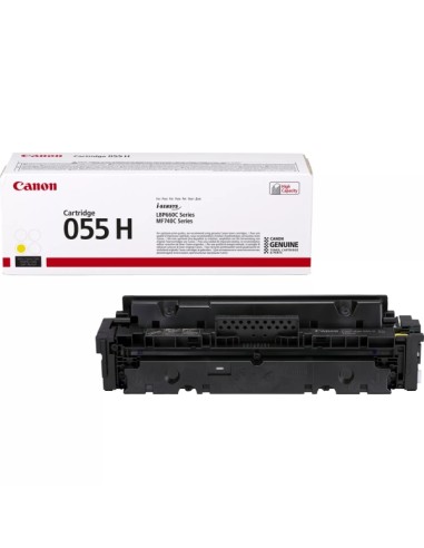 Canon 055H Amarelo Cartucho de Toner Original - 3017C002