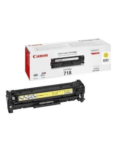 Canon 718 Amarelo Cartucho de Toner Original - 2659B002