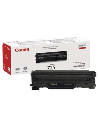 Canon 725 Preto Cartucho de Toner Original - 3484B002