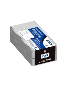 Epson SJIC22P Preto Cartucho de Tinta Original - C33S020601/SJIC22P(K)