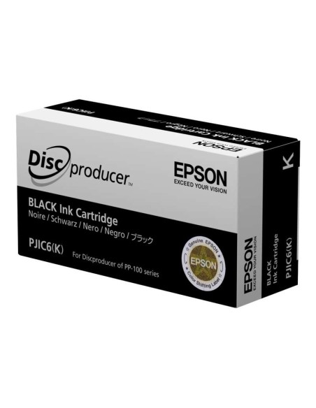 Cartucho de Tinta Original Epson PJIC6/PJIC7 Preto - C13S020693/C13S020452