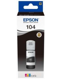 Epson 104 Garrafa de Tinta Preta Original - C13T00P140