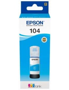 Epson 104 Ciano Garrafa de Tinta Original - C13T00P240