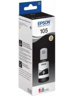 Epson 105 Garrafa de Tinta Pigmentada Preta Original - C13T00Q140 2