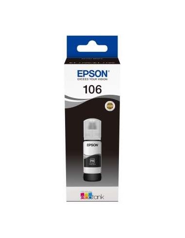 Epson 106 Preto Foto Garrafa de Tinta Original - C13T00R140