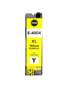 Epson T40D4 Amarelo Cartucho de Tinta Pigmentada Genérico - Substitui C13T40D440/C13T40C440