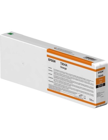 Epson T804A Laranja Cartucho de Tinta Original - C13T804A00