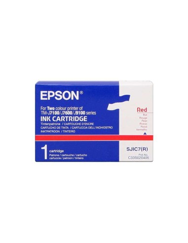 Epson SJIC7 Vermelho Cartucho de Tinta Original - C33S020405