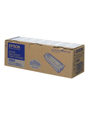 Cartucho de Toner Original Epson Aculaser M2400/MX20 Preto - C13S050584/C13S050582