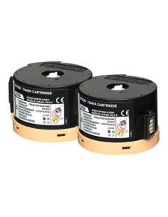 Epson C13S050711 Preto Pack de 2 Cartuchos de Toner Original - C13S050711