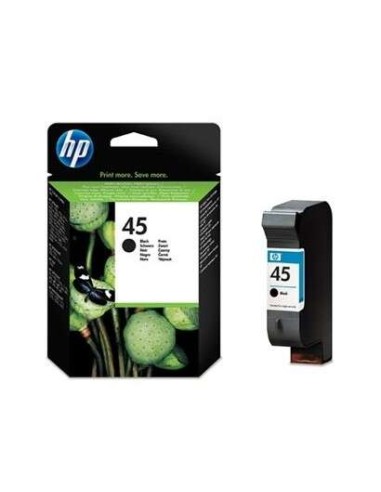 HP 45 Preto Cartucho de Tinta Original - 51645AE