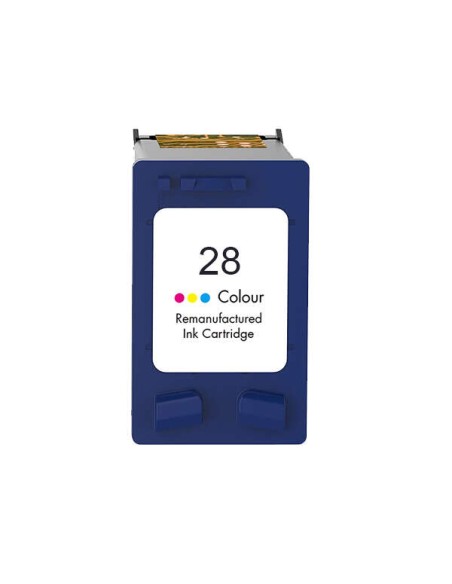 Cartucho de Tinta Colorido Remanufaturado HP 28 - Substitui C8728AE
