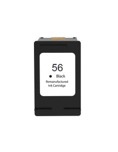 HP 56 Preto Cartucho de Tinta Remanufaturado - Substitui C6656AE/C6656GE