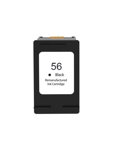 HP 56 Preto Cartucho de Tinta Remanufaturado - Substitui C6656AE/C6656GE