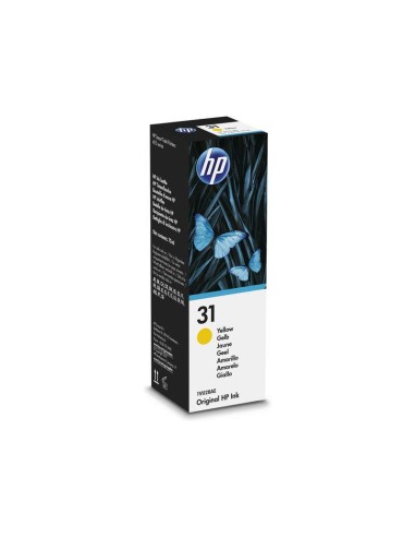 HP 31 Garrafa de Tinta Amarela Original - 1VU28AE