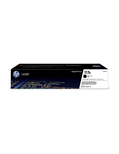 Cartucho de Toner Original HP W2070A Preto - 117A