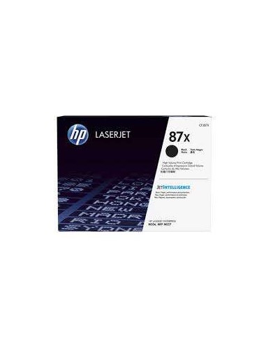 Cartucho de Toner Original HP CF287X Preto - 87X