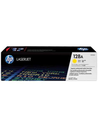 HP CE322A Cartucho de Toner Amarelo Original - 128A