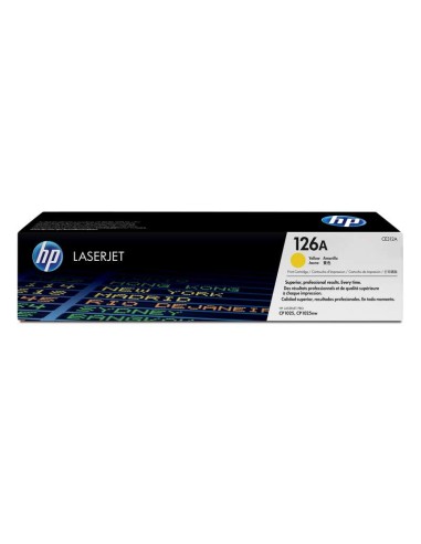 HP CE312A Amarelo Cartucho de Toner Original - 126A