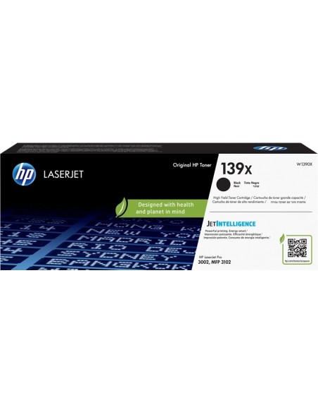 Cartucho de Toner Original HP W1390X Preto - 139X