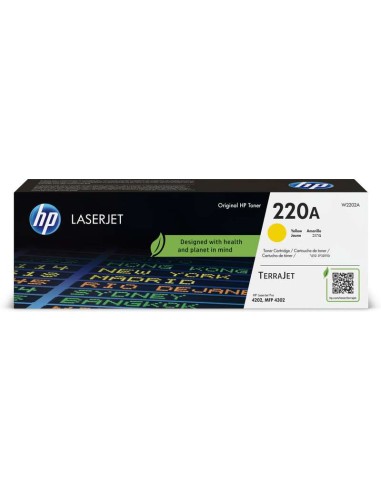 Cartucho de Toner Original HP W2202A Amarelo - 220A