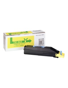 Cartucho de Toner Original Kyocera TK865 Amarelo - 1T02JZAEU0/TK865Y