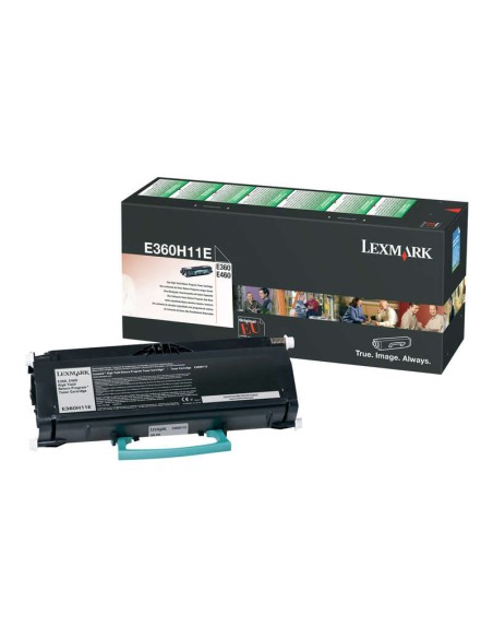 Lexmark E360/E460 Preto Cartucho de Toner Original - E360H31E