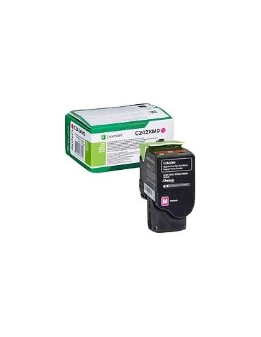 Cartucho de Toner Original Lexmark C2425/C2535/MC2425/MC2535/MC2640 Magenta - C242XM0