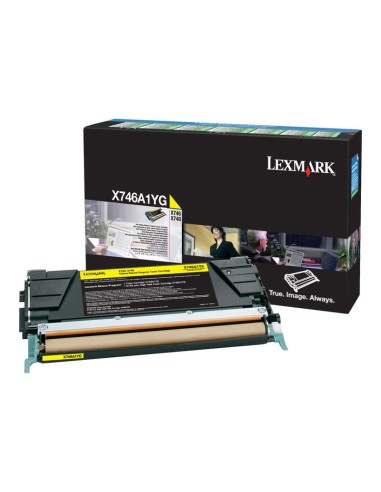 Lexmark X746/X748 Amarelo Cartucho de Toner Original - X746A1YG