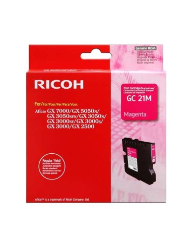 Cartucho de Gel Magenta Original Ricoh GC21M - 405534