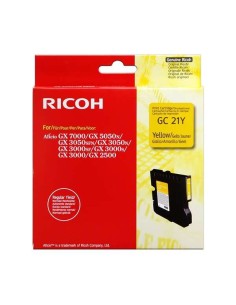 Ricoh GC21Y Amarelo Cartucho de Gel Original - 405535