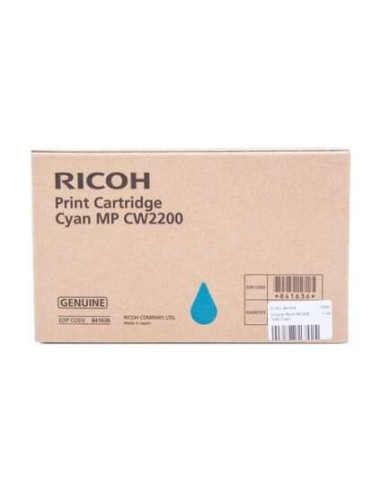 Ricoh Aficio MP-CW2200SP Cyan Cartucho de Tinta Original - 841636/MP CW2200C
