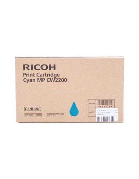 Ricoh Aficio MP-CW2200SP Cyan Cartucho de Tinta Original - 841636/MP CW2200C