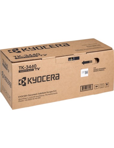 Kyocera TK3440 Preto Cartucho de Toner Original - 1T0C0T0NL0
