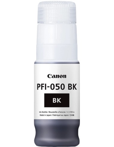 Canon PFI050 Preto Garrafa de Tinta Original - PFI050BK/5698C001