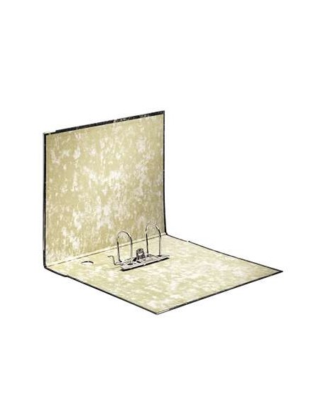 Esselte Arquivador de Alavanca - Cartão - Formato Folio - Lombada 75mm - Capacidade para 500 Folhas - Cor Preto Jaspeado