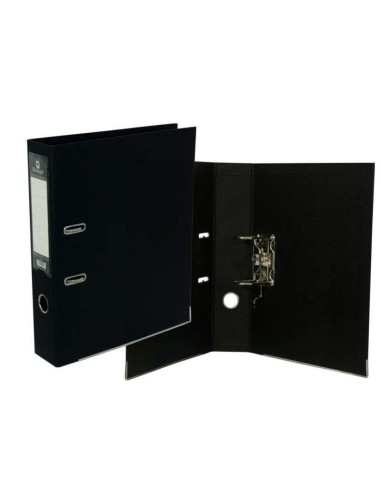 Bismark Arquivador A-Z PVC A4 Lombada 75mm - Grande Resistência - Porta-cartões na Lombada - Cantoneiras Metálicas na Borda Inf