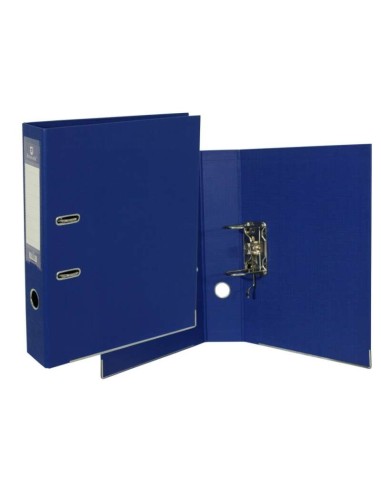 Bismark Arquivador A-Z PVC Formato Folio Lombada 75 - Grande Resistência - Porta-cartões na Lombada - Cantoneiras Metálicas na 