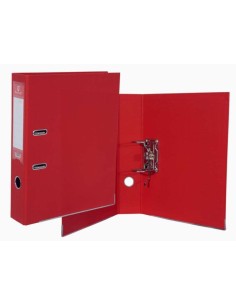 Bismark Arquivador A-Z Formato Folio - PVC de Grande Resistência - Porta-cartões na Lombada - Cantoneiras Metálicas na Borda In