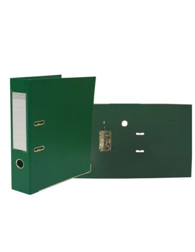 Bismark Arquivador A-Z PVC A4 Lombada 75mm - Grande Resistência - Porta-cartão na Lombada - Cantoneiras Metálicas no Borda Infe